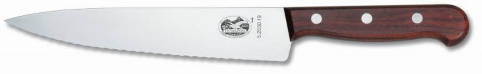 Кухонный нож VICTORINOX Мод. WOOD CARVING SERRATED #5.2030.19RAD