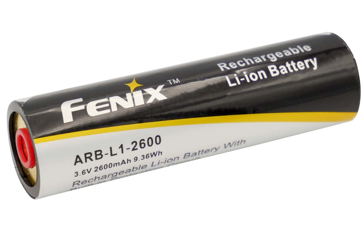 Аккумулятор (Li-ion) FENIX Мод. ARB-L1-2600 (3.7V)(2600mAh)