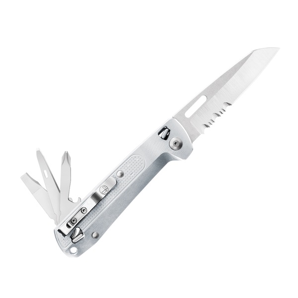 Складной нож LEATHERMAN Мод. FREE K2X SILVER (8 инструментов)