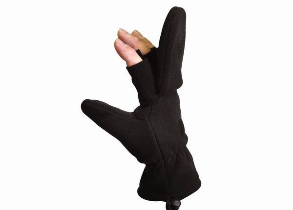 Перчатки-Варежки ROTHCO Мод. FLEECE FINGERLESS SNIPER (Black)
