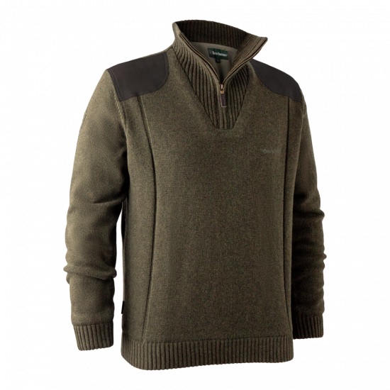 Пуловер DEERHUNTER-CARLISLE STORMLINER (хаки)