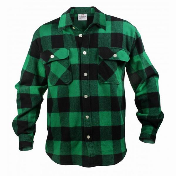 Рубашка ROTHCO Мод. EXTRA HEAWYWEIGHT FLANNEL (Green)