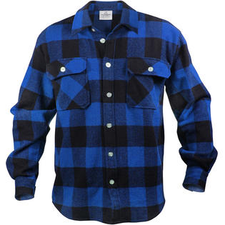Рубашка ROTHCO Мод. EXTRA HEAWYWEIGHT SHERPA-LINED FLANNEL (Blue)