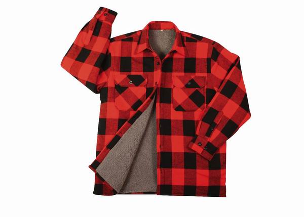 Рубашка ROTHCO Мод. EXTRA HEAWYWEIGHT SHERPA-LINED FLANNEL (Red)