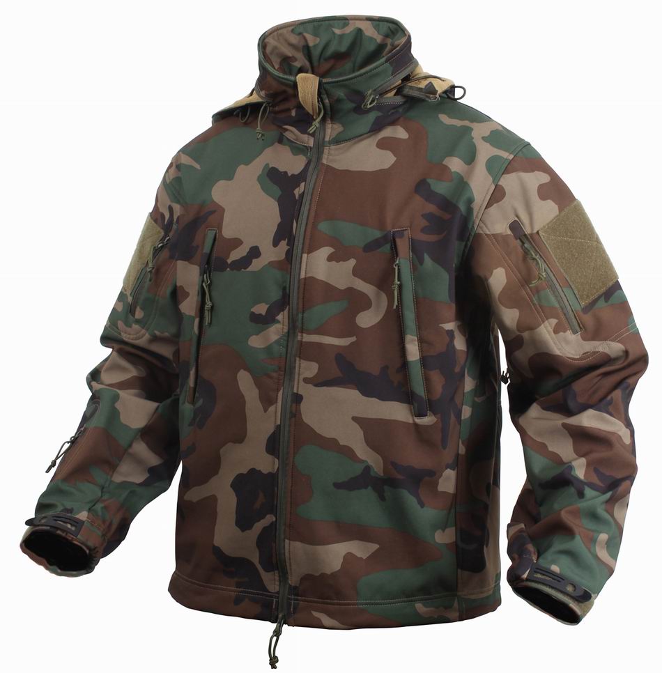Куртка ROTHCO Мод. SPECIAL OPS SOFTSHELL (Woodland Camo)