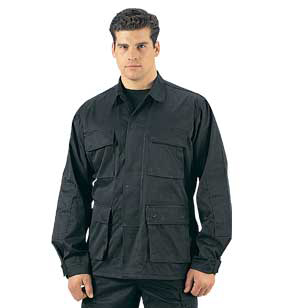 Рубашка ROTHCO Мод. ULTRA FORCE B.D.U. Rip-Stop (Black)