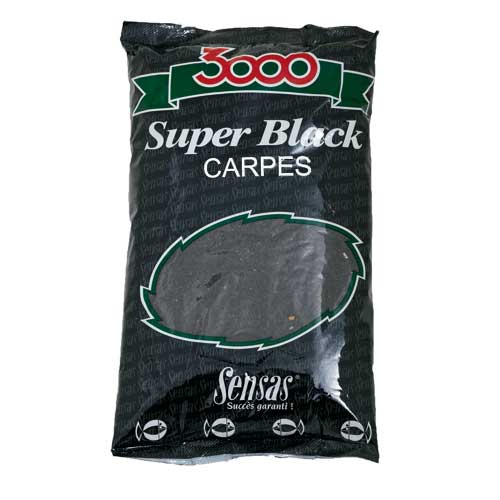 Прикормка SENSAS Мод. 3000 SUPER BLACK CARP