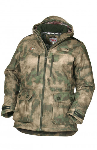 Куртка мужская демисезонная ОКРУГ "Тувалдык -15°C" (тк.алова)(кмф.зеленый)