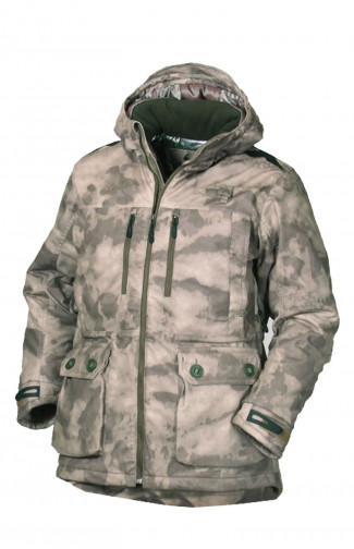 Куртка мужская демисезонная ОКРУГ "Тувалдык -15°C" (тк.алова)(кмф.коричневый)