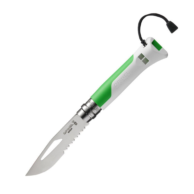 Нож   Opinel  №08 FLUOR Зеленый