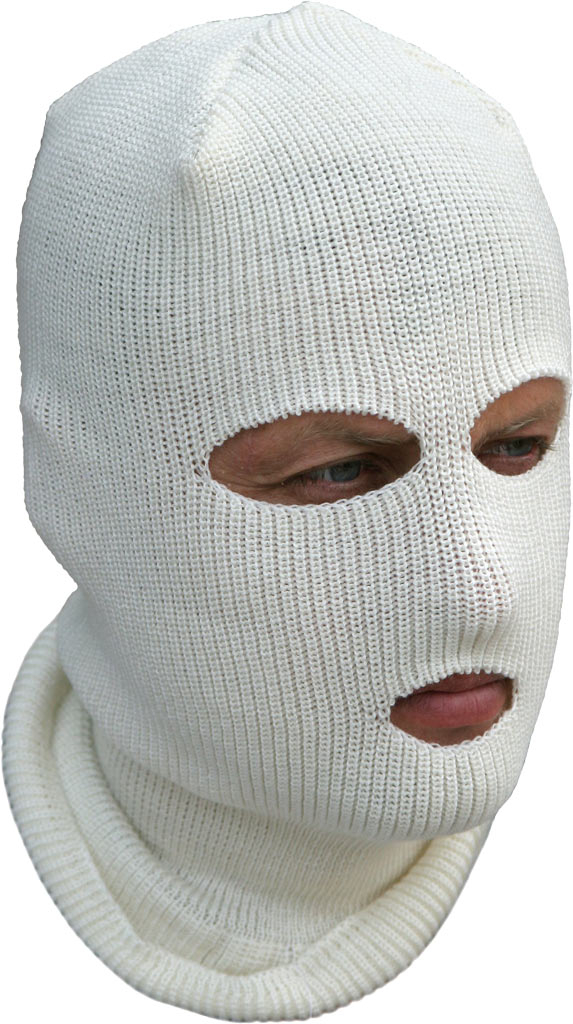 Лыжная шлем-маска ХСН Очки (белый)